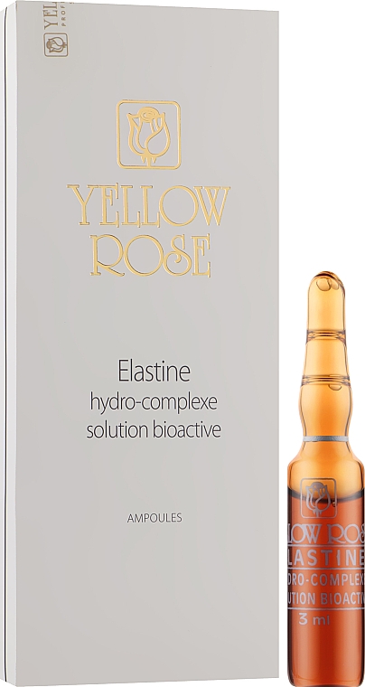 Сыворотка биоактивная с морским эластином - Yellow Rose Elastine Hydro-Complexe Solution Bio-Active Ampoules — фото N1