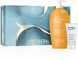 Набор - Biotherm Oil Therapy (b/lot/400ml + h/cr/50ml) — фото N1