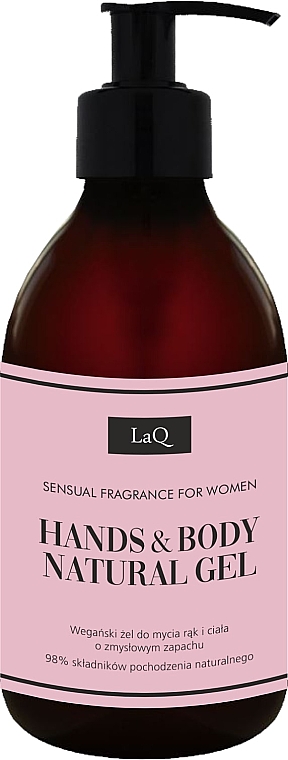 Гель для миття рук і тіла - LaQ Sensual Fragrance Hands & Body Natural Gel — фото N1