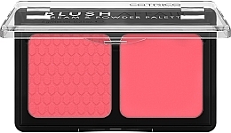 Палетка румян - Catrice Blush Affair Cream & Powder Palette — фото N1