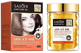 Парфумерія, косметика Капсули з аргановою олією для волосся - Sadoer Argan Oil Hair Care Capsules