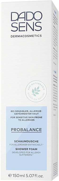 Пена для душа для чувствительной кожи, склонной к аллергии - Dado Sens Probalance Shower Foam — фото N2