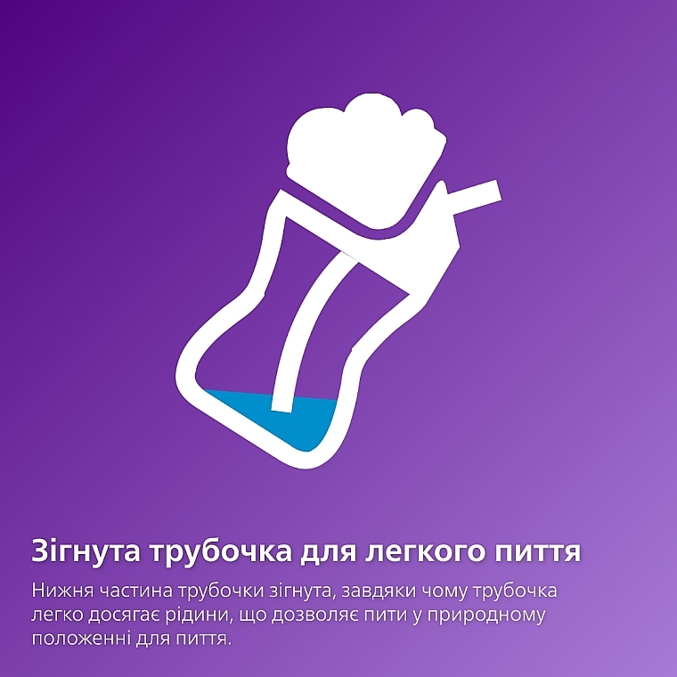 Поїльник із трубочкою для дівчинки, від 9 місяців - Philips Avent — фото N3