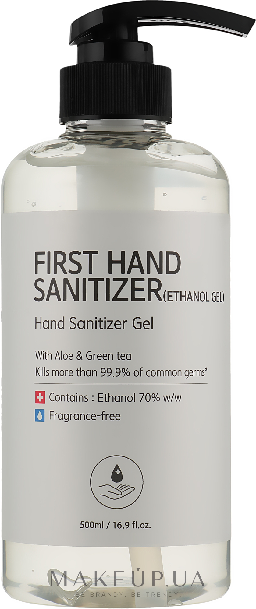 Гель-антисептик для рук - First Hand Sanitizer Gel — фото 500ml