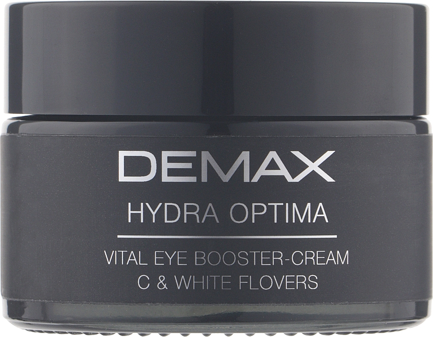 Крем для зоны вокруг глаз "Витамин C и белые цветы" - Demax Hydra Optima Vital Eye Booster Cream C & White Flowers — фото N1