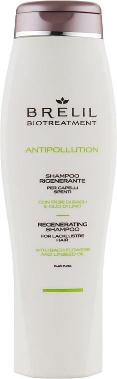 Регенерувальний шампунь - Brelil Bio Treatment Antipollution Regenerating Shampoo