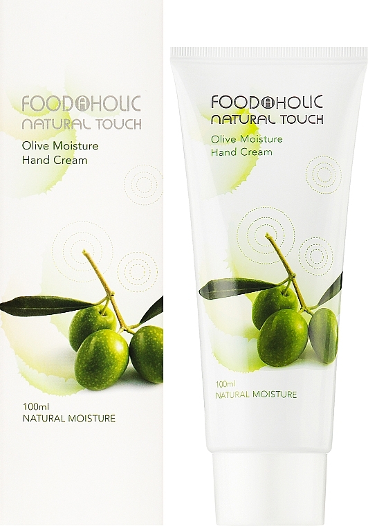 Крем для рук з екстрактом оливи - Food a Holic Natural Touch Olive Moisture Hand Cream — фото N2