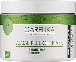 Альгинатная маска на основе водорослей с экстрактом киви - Carelika Algae Peel Off Mask Kiwi Extract — фото N1