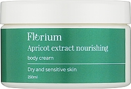 Крем для тела с маслом косточек абрикоса - Florium — фото N1