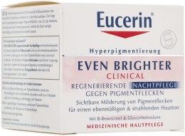 Парфумерія, косметика Нічний крем для обличчя депігментуючий - Eucerin Even Brighter Pigment Reducing Night Cream