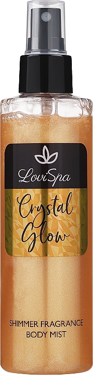 Парфумований міст для тіла із шимером - Lovi Spa Crystal Glow Shimer Fragrancebody Mist — фото N1