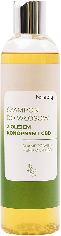 Шампунь для волосся з конопляною олією - Terapiq Shampoo With Hemp Oil & CBD — фото N1