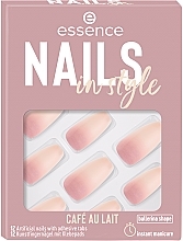 Накладні нігті на клейкій основі - Essence Nails In Style Cafe Au Lait — фото N1
