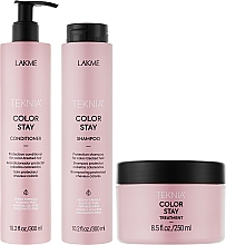 Набор - Lakme Teknia Color Stay Set De 3 (shm/300ml + mask/250ml + cond/300ml) — фото N2