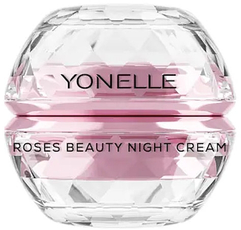 Ночной крем для лица и кожи вокруг глаз - Yonelle Roses Beauty Night Cream Face & Under Eyes — фото N1