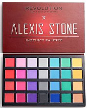 Палетка теней для век - Makeup Revolution X Alexis Stone The Instinct Palette — фото N2