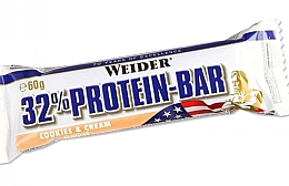 Духи, Парфюмерия, косметика Протеиновый батончик "Печенье и крем" - Weider 32% Protein Bar Cookies & Cream