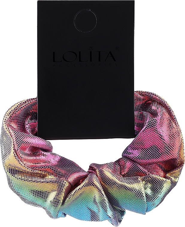 Резинка для волос, разноцветная, светоотражающая - Lolita Accessories Holo — фото N1
