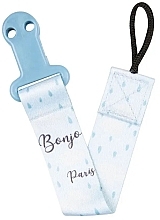 Ланцюжок для пустушки "Bonjour Paris", блакитний - Canpol Babies — фото N1