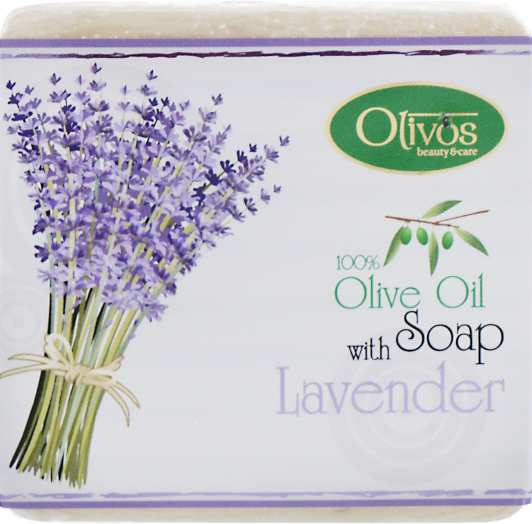 Натуральное оливковое мыло "Лаванда" - Olivos Herbs & Fruits Lavender Soap