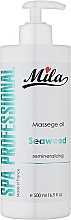 Духи, Парфюмерия, косметика Водорослевое реминализирующее массажное масло для тела - Mila Massage Oil Seaweed
