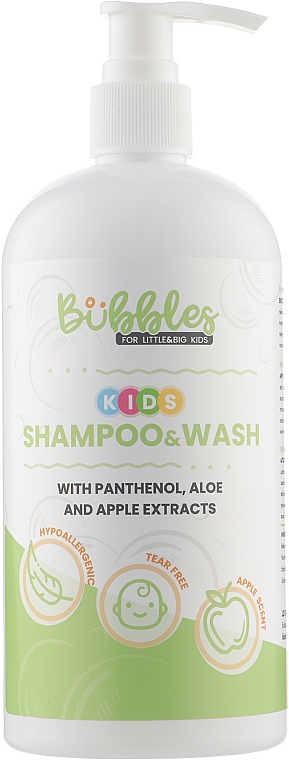 Шампунь-гель для дітей - Bubbles Kids Shampoo & Wash