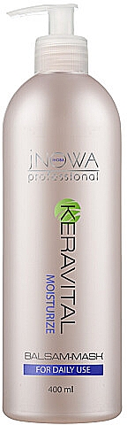 Бальзам-маска "Щоденний догляд" для всіх типів волосся - jNOWA Professional KeraVital Moisturize Sulfate Free Balsam Mask