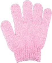 Мочалка-перчатка для душа, BSS-22, розовая - Beauty LUXURY Shower Sponge — фото N1