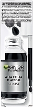 Сироватка-пілінг з вугіллям проти недоліків шкіри обличчя - Garnier Pure Active AHA+BHA Charcoal Serum — фото N8