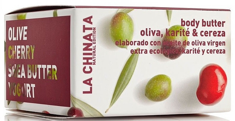 Масло для тела из оливы, ши и вишни - La Chinata Olive, Shea and Cherry Body Butter — фото N1