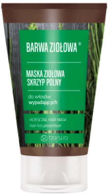Трав'яна маска для волосся з екстрактом хвоща - Barwa Color Herbal Mask — фото N1