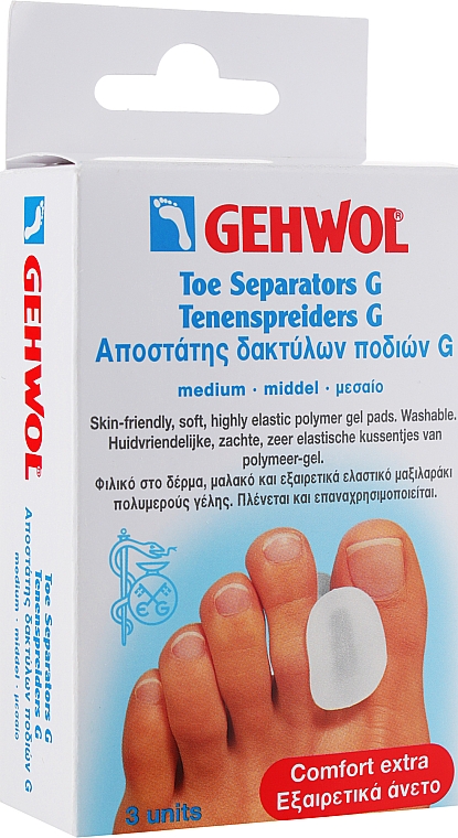 Гель-коректор для великого пальця Геволь G, середній - Gehwol Toe Separators G — фото N1