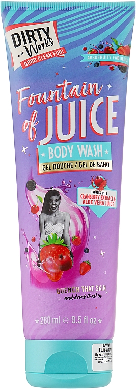 Гель для душа - Dirty Works Fountain of Juice Body Wash — фото N1