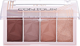 Духи, Парфюмерия, косметика Пудровая палитра для сухого контуринга - Hean Contour 4 Powder Palette