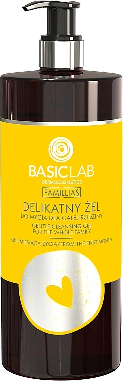 Ніжний очищувальний гель для всієї родини - BasicLab Dermocosmetics Famillias — фото N2