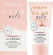 Зволожувальний денний крем для нормальної й комбінованої шкіри обличчя - Soraya Glam Oils Moisturising Day Cream — фото N2