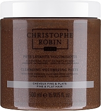 Очищающая паста для волос - Christophe Robin Cleansing Volumizing Paste With Pure Rassoul Clay & Rose Extracts — фото N3