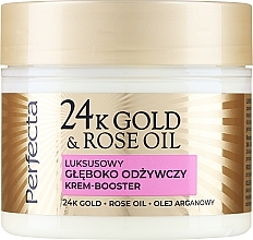 Парфумерія, косметика Розкішний глибокоживильний крем-бустер - Perfecta 24k Gold & Rose Oil Cream