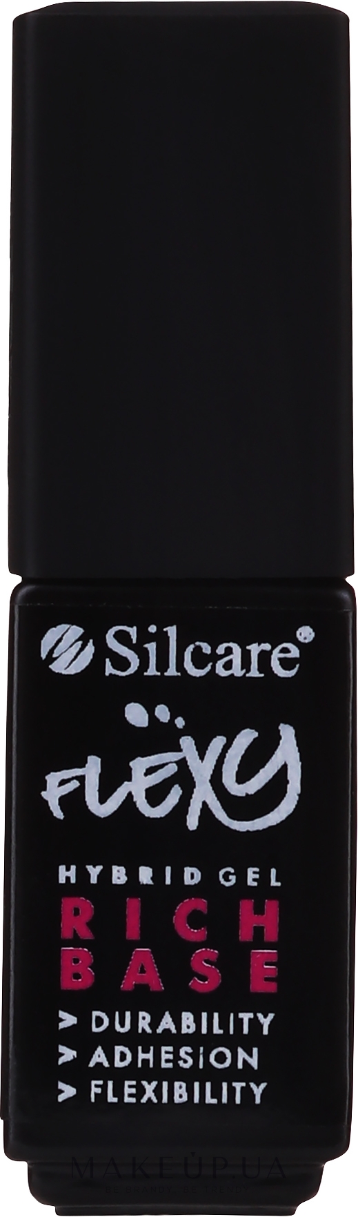 Основа для гібридних лаків - Silcare Flexy Rich Base Keratin + Vitamins — фото 4.5g