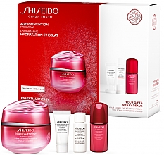 Духи, Парфюмерия, косметика Набор - Shiseido Essential Energy Hydrating Cream Value Set (cr/50ml + foam/5ml + lot/7ml + conc/10ml)