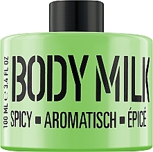 Молочко для тіла "Пікантний лайм" - Mades Cosmetics Stackable Spicy Body Milk — фото N1