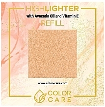 Парфумерія, косметика Хайлайтер з олією авокадо та вітаміном Е - Color Care Highlighter Refill