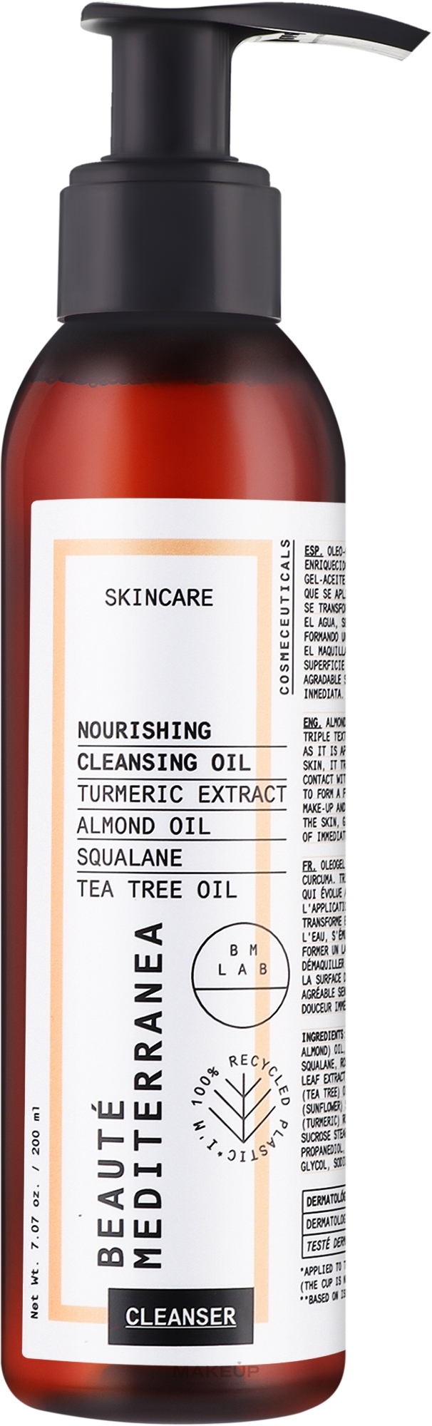 Питательное очищающее масло для лица - Beaute Mediterranea Nourishing Cleansing Oil — фото 200ml