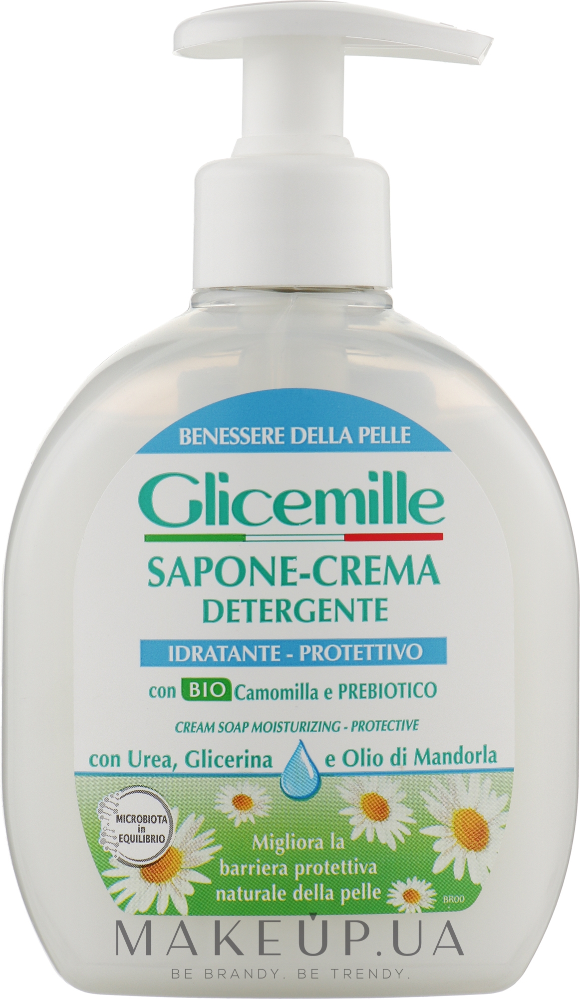 Крем-мыло жидкое для увлажнения и защиты с пробиотиком - Mirato Glicemille Cream Soap Moisturizing-Protect With Probiotic — фото 300ml