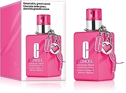 Набір - Clinique Great Skin Great Cause (f/lot/200ml + key/ring/1pcs) — фото N2