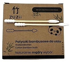 Бамбукові ватні палички з різними наконечниками - Zuzii Bamboo Cotton Buds — фото N2