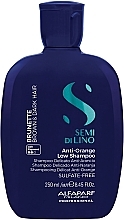  Шампунь для каштанового та темного волосся - AlfaParf Milano Semi Di Lino Brunette Anti-Orange Low Shampoo — фото N1