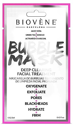 Пузырьковая маска для лица - Biovene Bubble Mask Deep Clearing Facial Treatment — фото N3