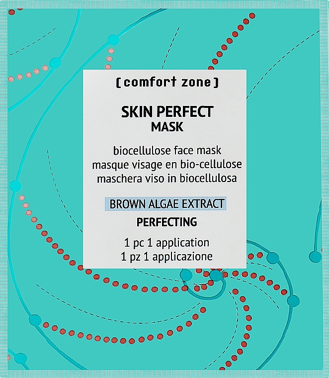 Біоцелюлозна антивікова маска для обличчя - Comfort Zone Skin Perfect Mask — фото N1