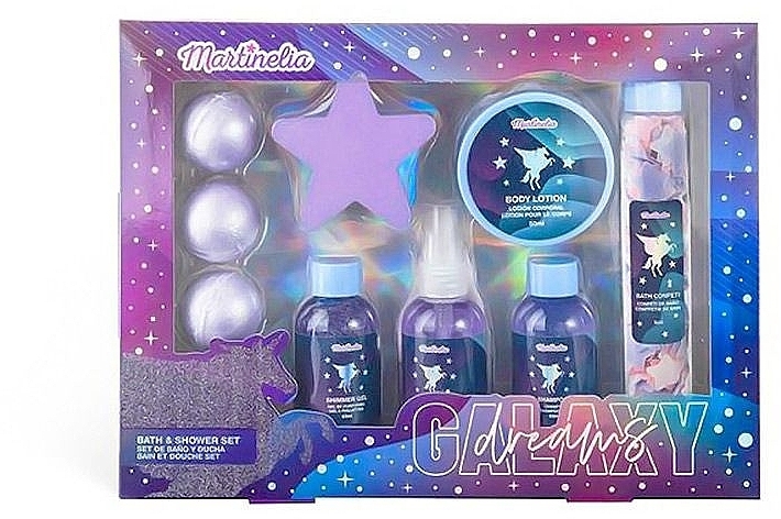 Набір, 9 продуктів - Martinelia Galaxy Dreams Bath & Shower Set — фото N1